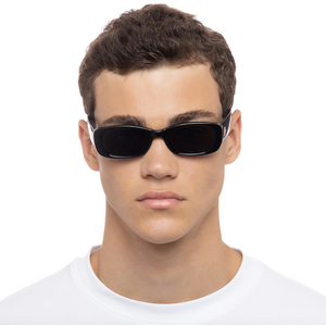 Le Specs Unreal Shiny Black Sunglasses