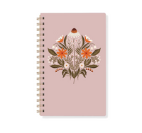 Journal Spiral à Franges Fleur des Prairies
