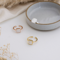 Glee Milan Ring Mother Of Pearl