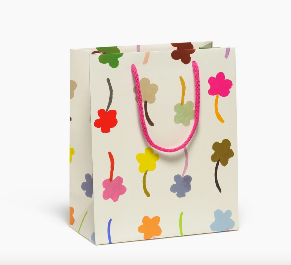 Sac Cadeau Fleurs Inversées