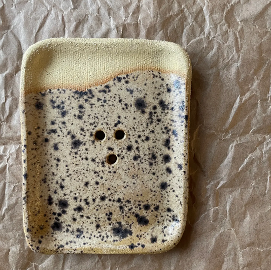 Handmade Ceramic Soapdish Sandstone