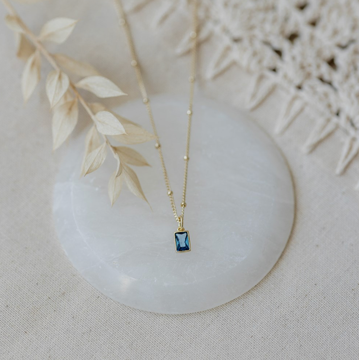 Collier Glee Glim bleu ciel