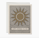 Carte d'anniversaire Sunshine