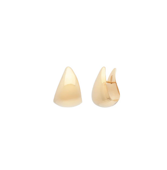 Boucles d'oreilles en forme de griffe Leah Alexandra Or audacieuses