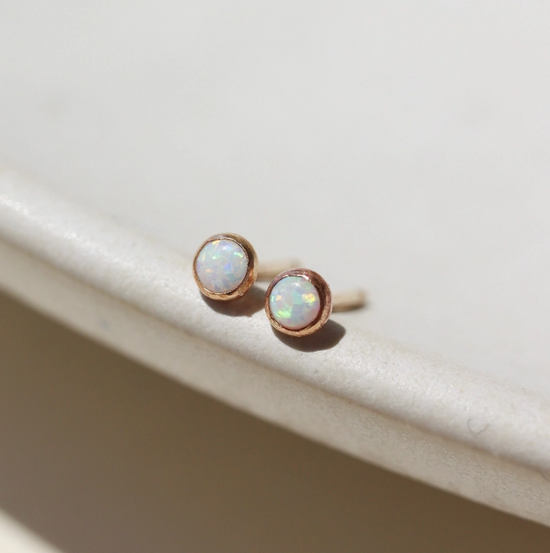 Boucles d'oreilles Opale Petite