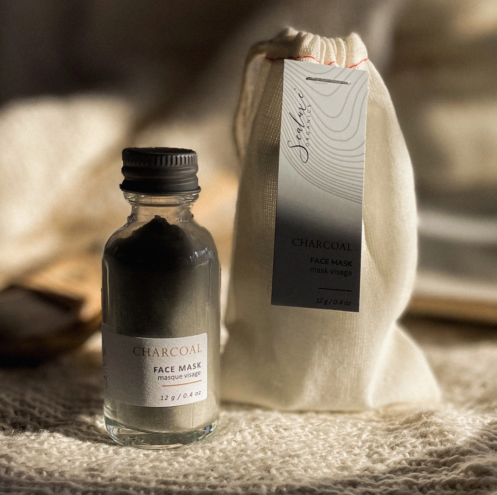 Charcoal Face Mask Bottle