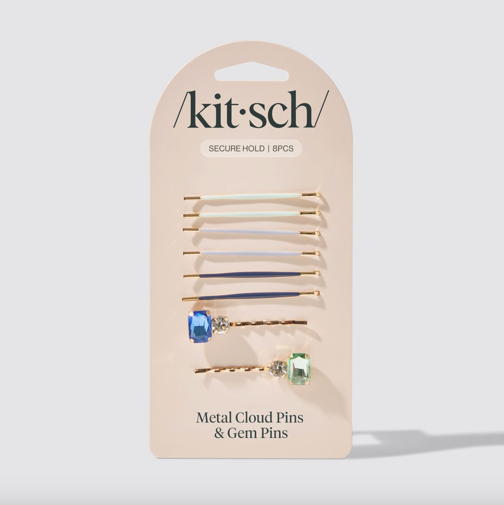 Kitsch Cloud & Gem Bobby Pins