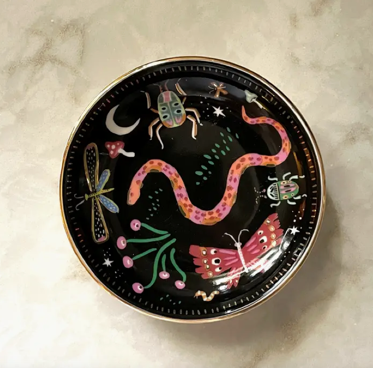 Dish à bijoux Jardin de minuit
