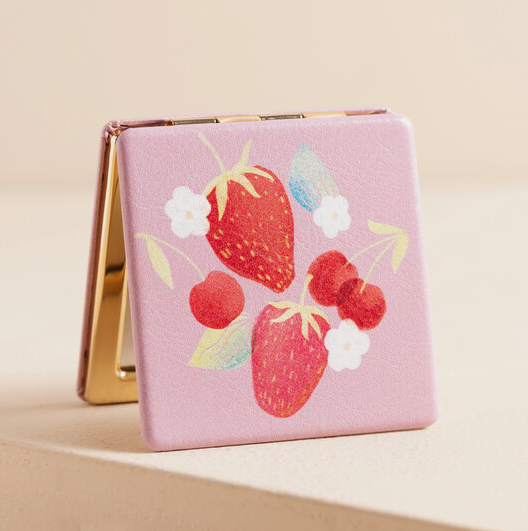 Strawberry Compact Mirror