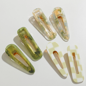 Gemma Printed Barrette Set Of 2