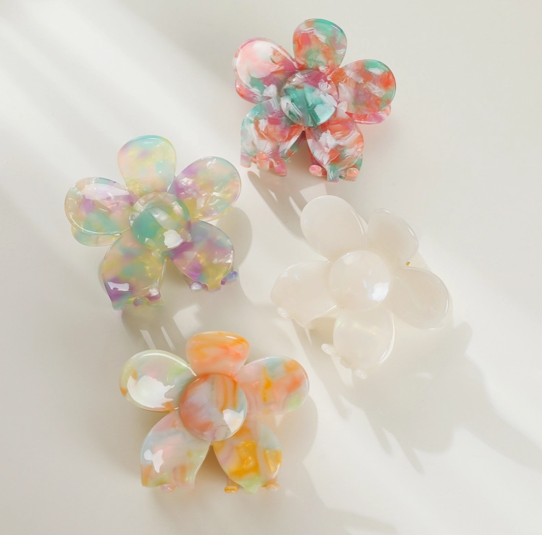Jasmine Flower Claw Clip
