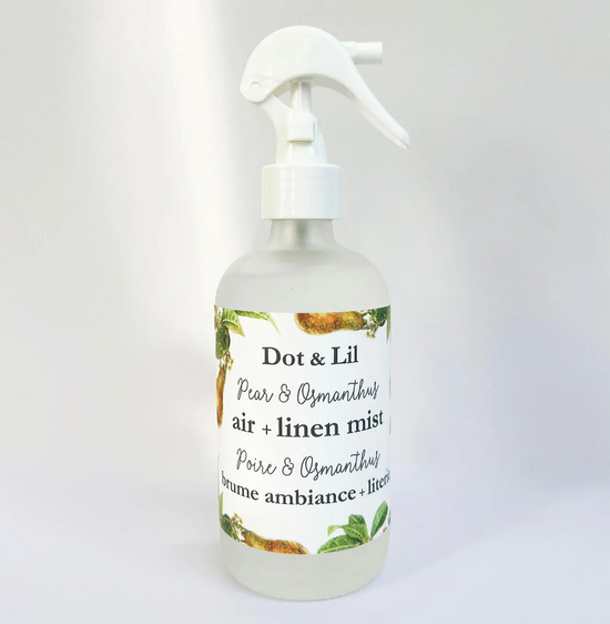 Dot & Lil Brume d'air en lin Poire & Osmanthus