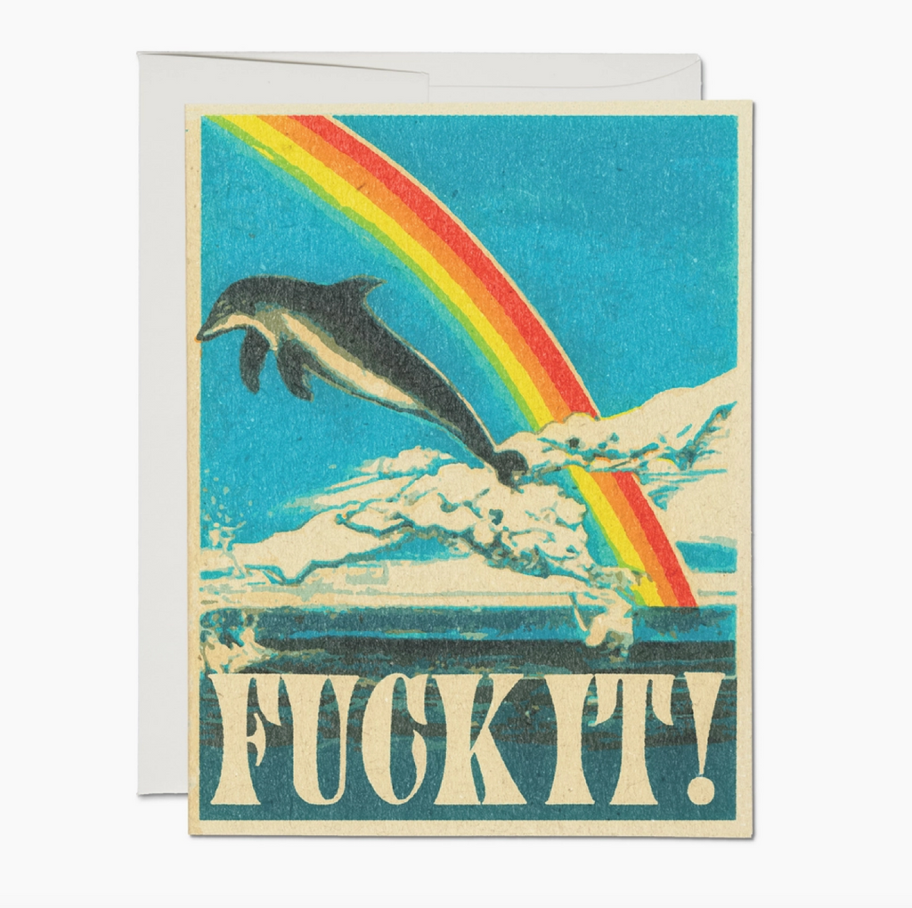 Card Dolphin Encouragement