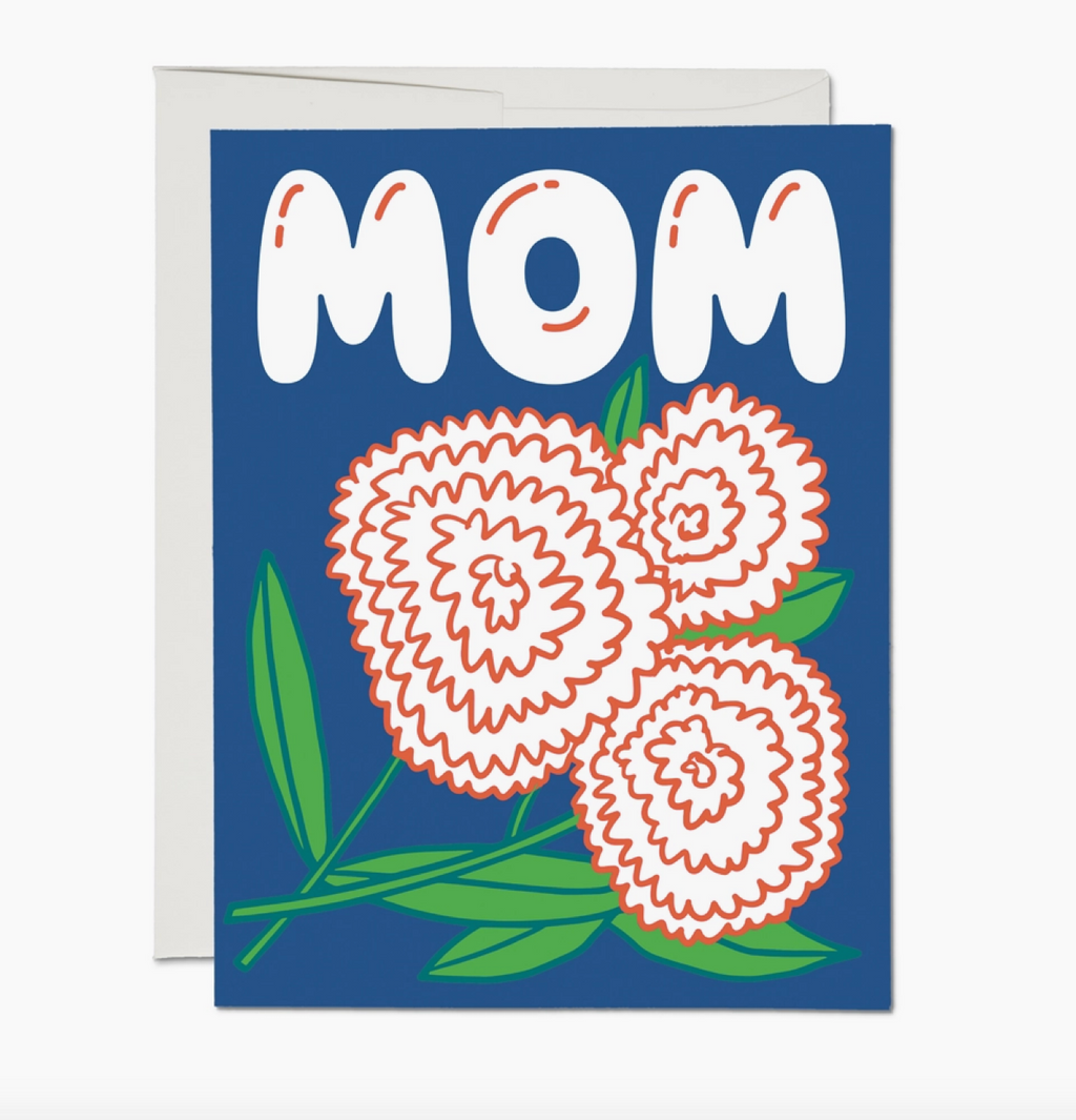 Carte Zinnia Maman