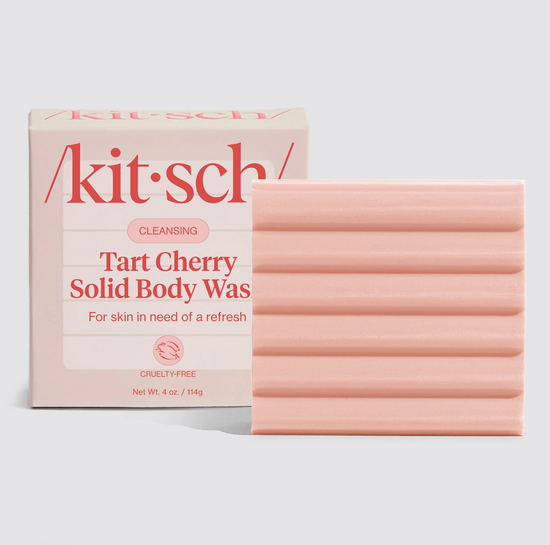 Gel douche solide à la cerise aigre kitsch