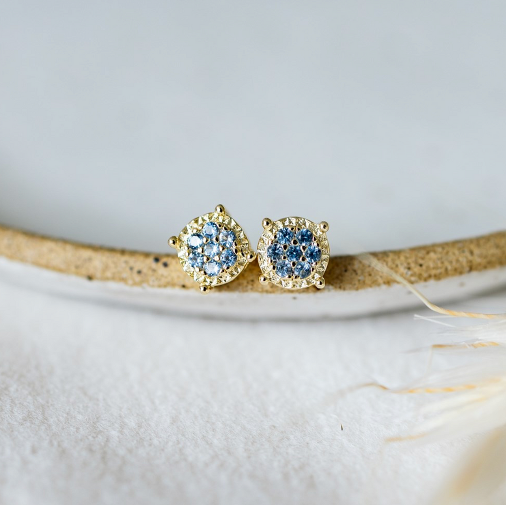 Glee Bedazzle Studs Sky Blue