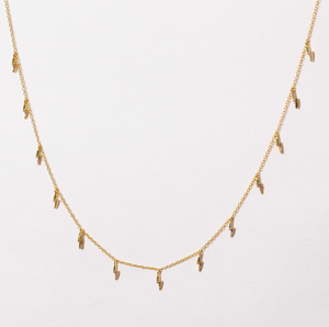 Larissa Loden Lightning Bolt Drop Necklace