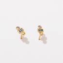 Larissa Loden Stacked Gemstone Studs