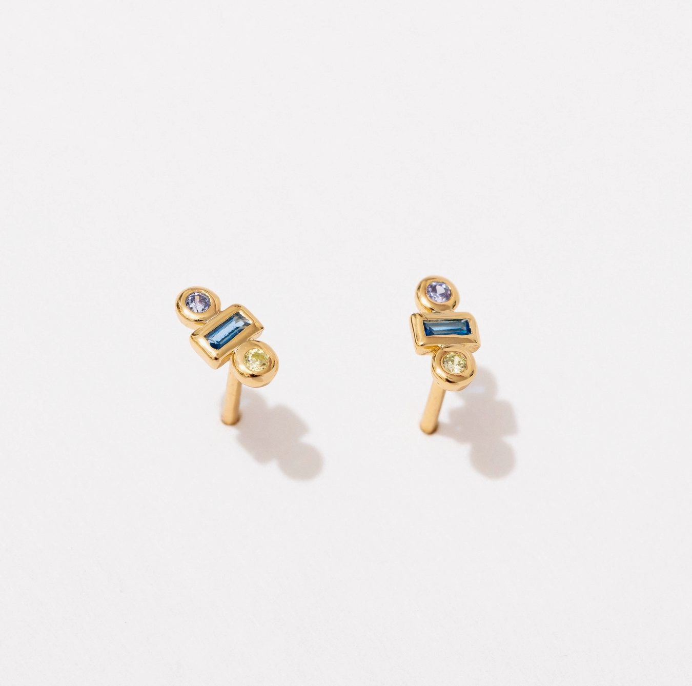 Larissa Loden Stacked Gemstone Studs