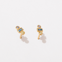 Larissa Loden Stacked Gemstone Studs