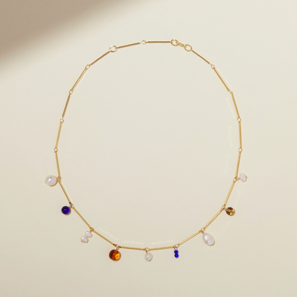 Lindsay Lewis Fete Necklace Blue