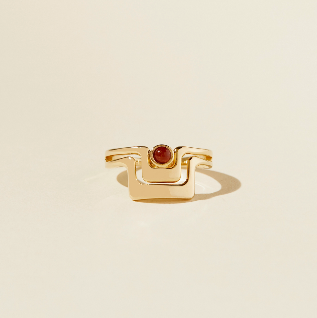 Lindsay Lewis Grand Ring Red