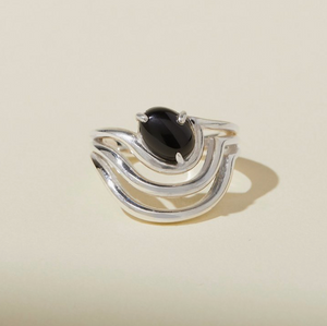 Lindsay Lewis Sway Ring Onyx