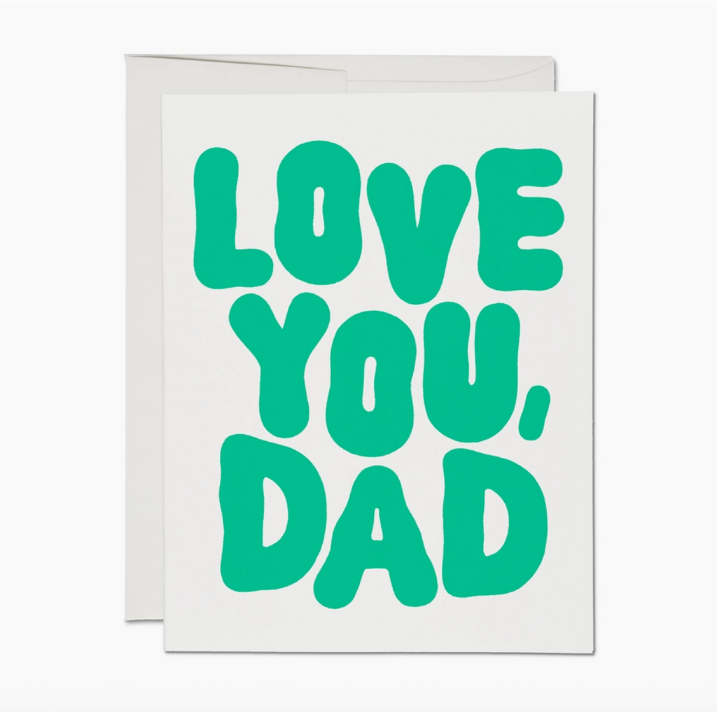 Carte de fête des pères Je t'aime Papa