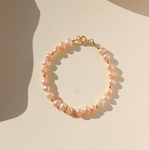 Token Pink Pearl Bracelet
