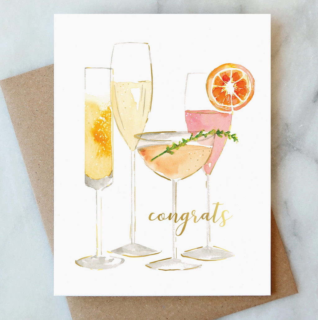 Bubbly Congrats Card
