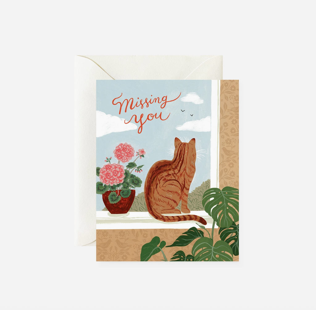 Missing You Greeting Card