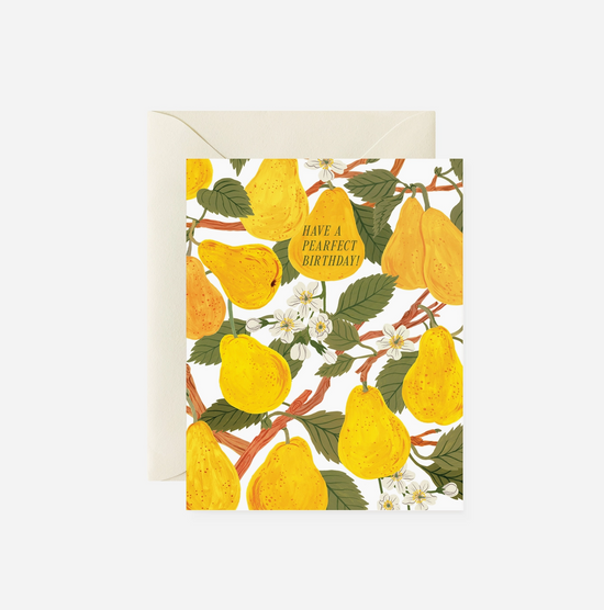 Carte de vœux d'anniversaire Pearfect