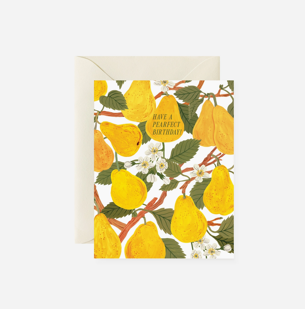 Pearfect Birthday Greeting Card