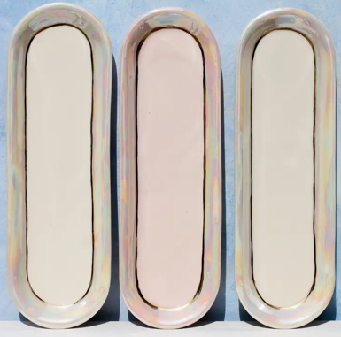 Plateau à bijoux en opale de 12"