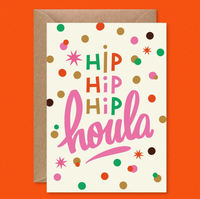 Hip Hip Hip Hooray Card