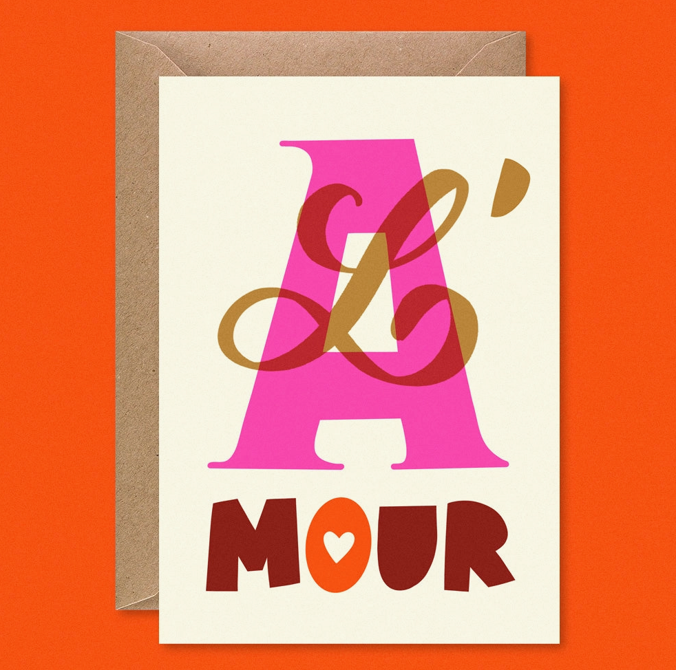 L'Amour Greeting Card