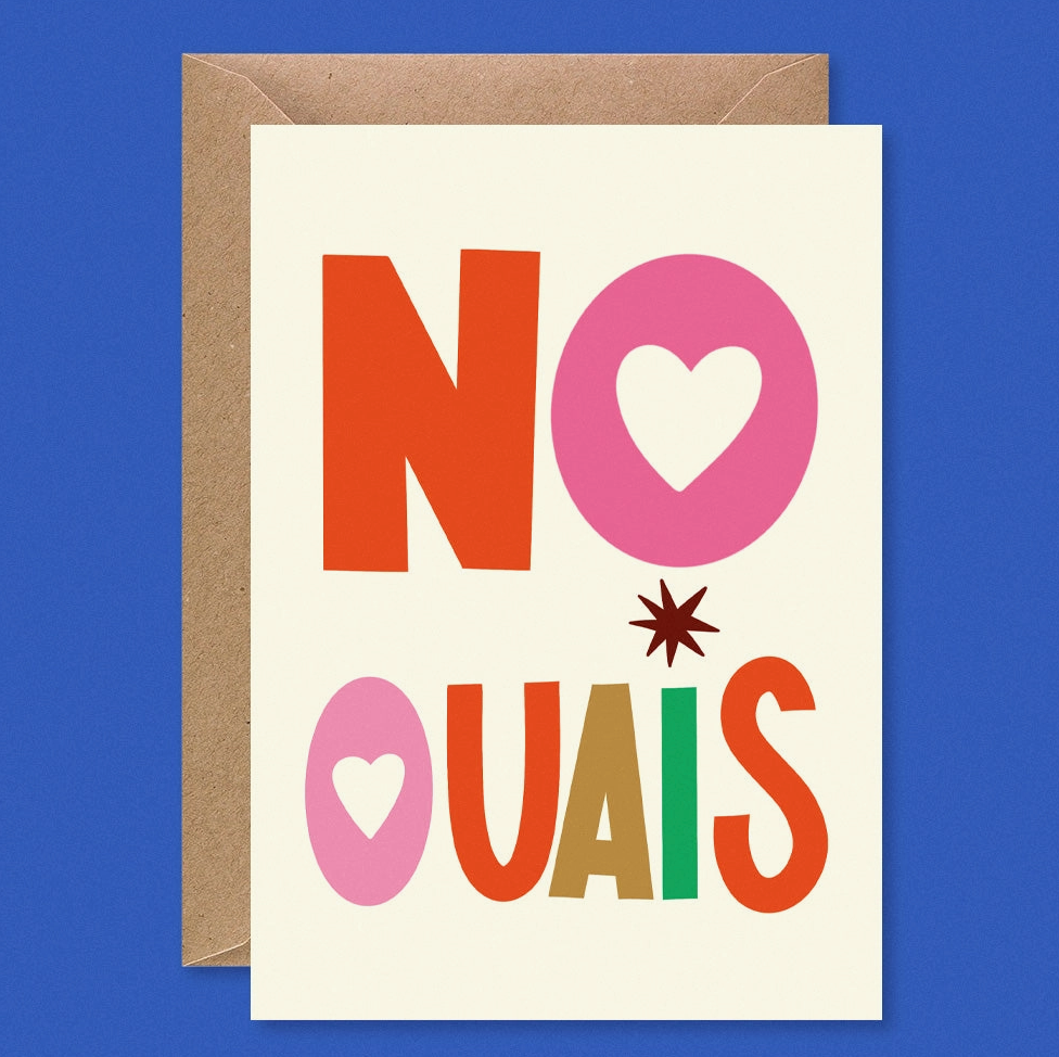 No Yeah Greeting Card