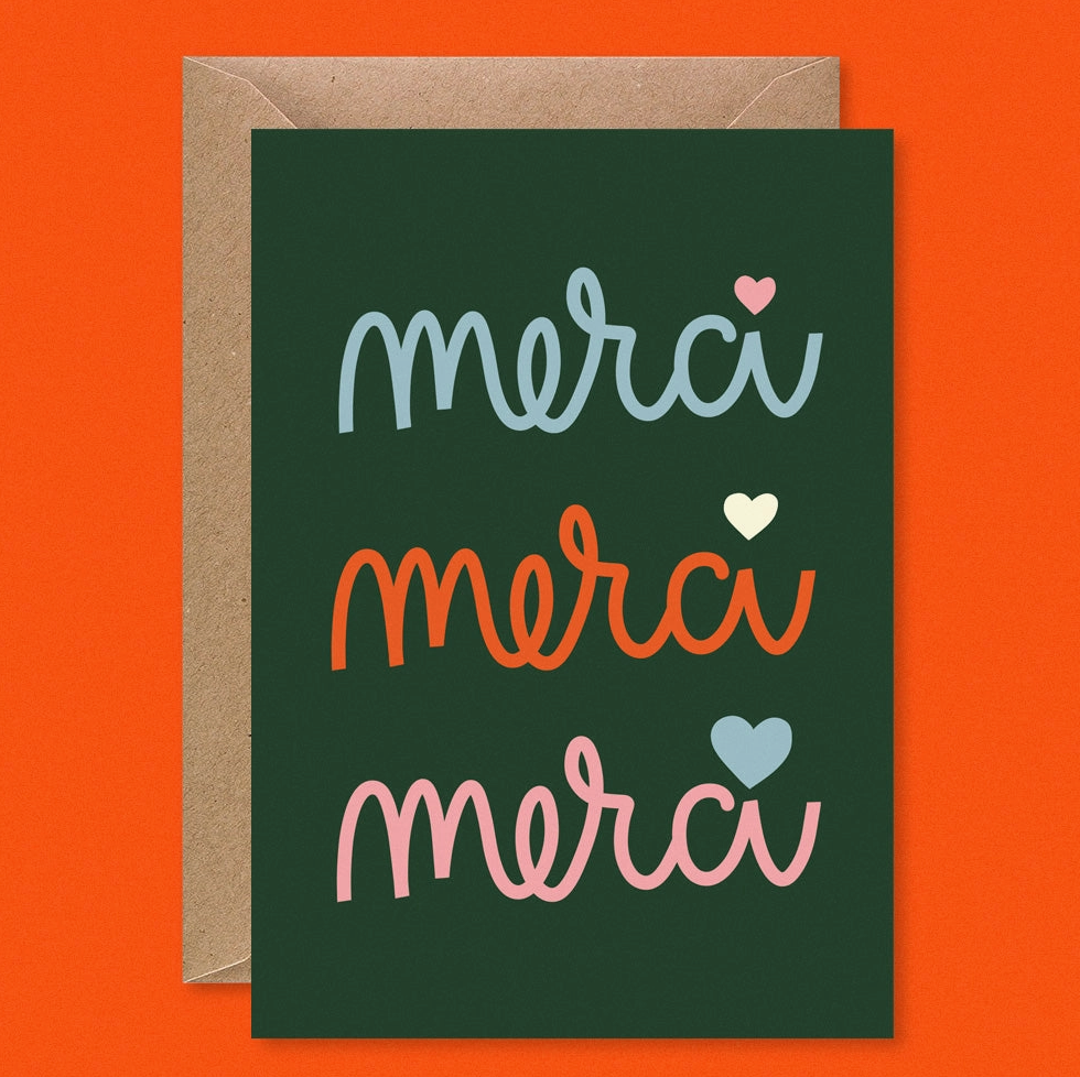 Merci Merci Merci Card