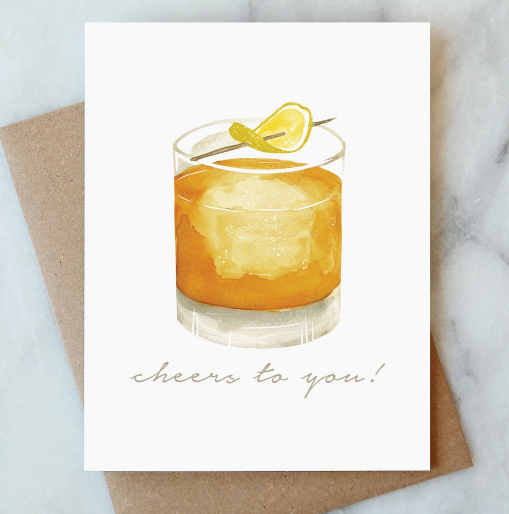 Whiskey Cheers Card