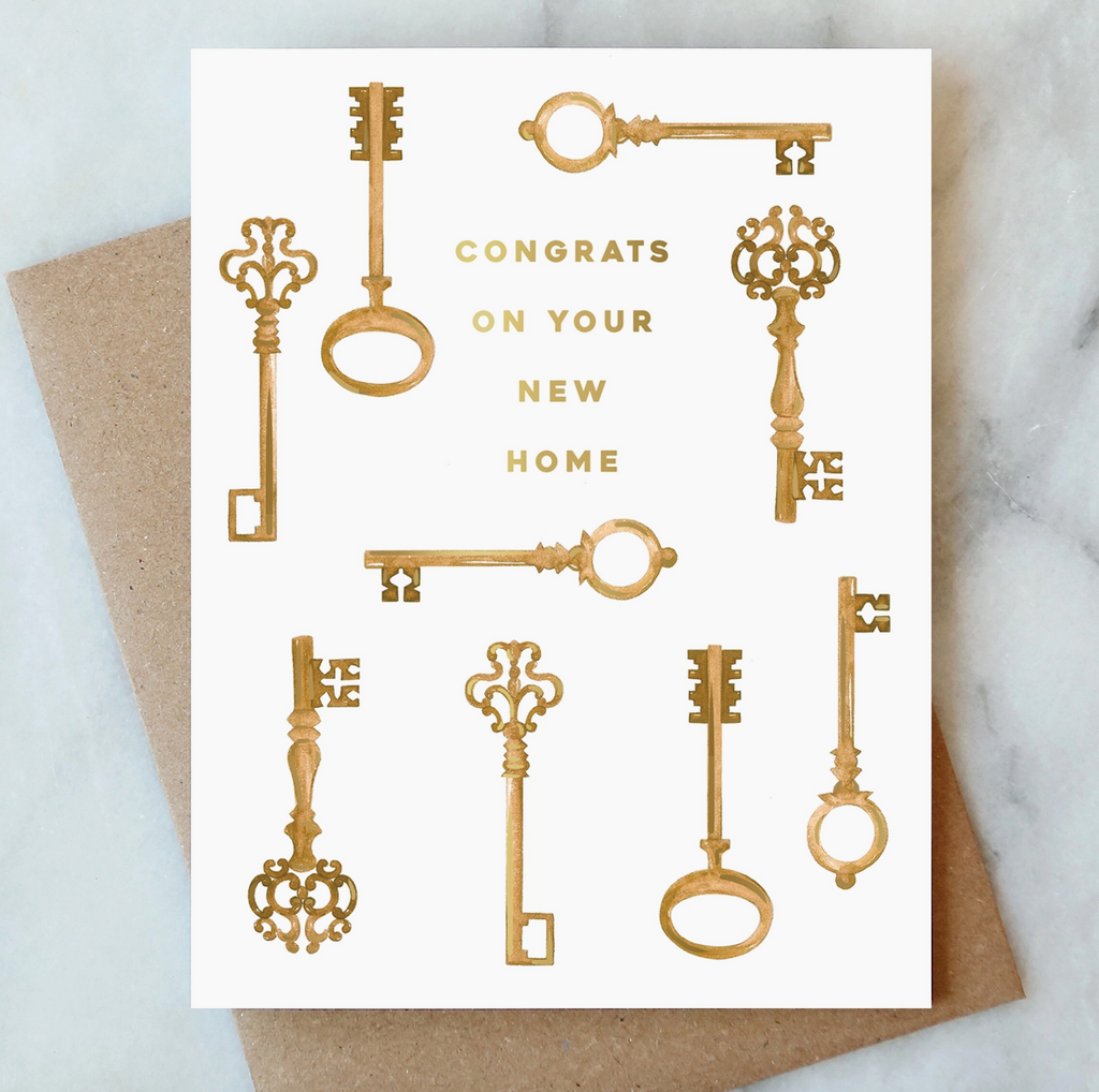 Keys Welcome Home Greeting Card