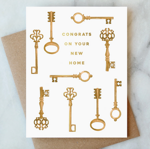 Keys Welcome Home Greeting Card