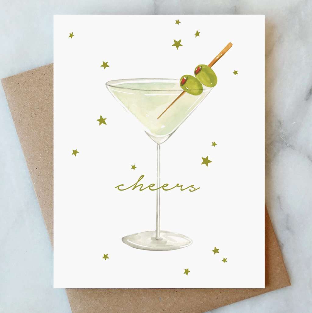 Martini Cheers Card