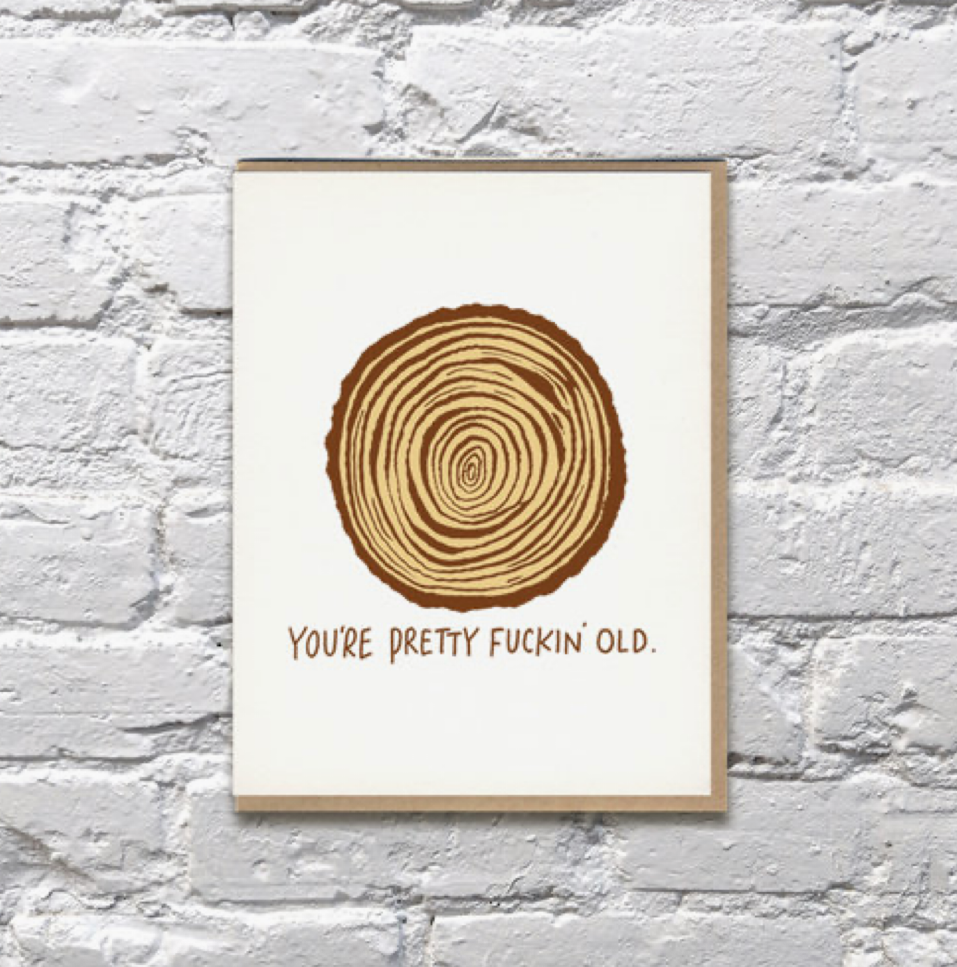 Tree Rings Birthday Card
