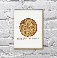 Tree Rings Birthday Card