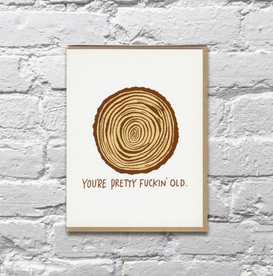 Tree Rings Birthday Card