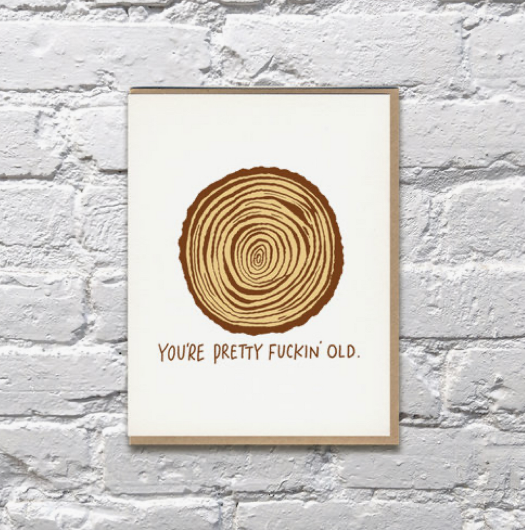 Tree Rings Birthday Card