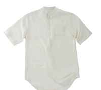 Linen Sleep Shirt Ivory