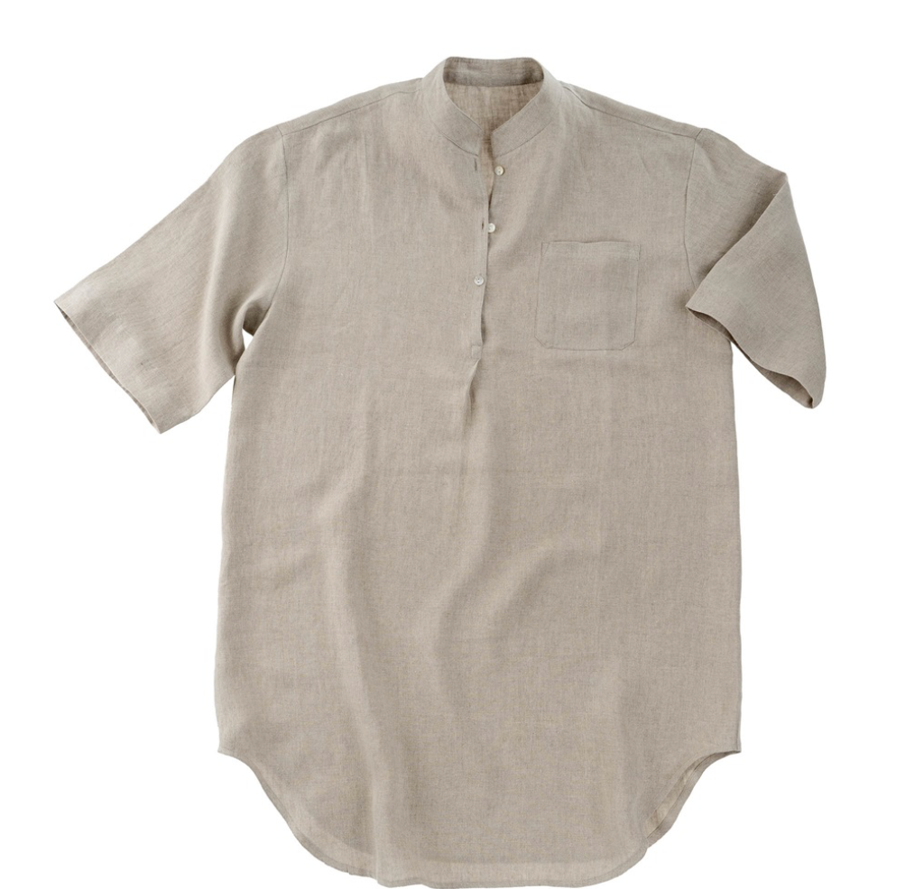 Linen Sleep Shirt Natural