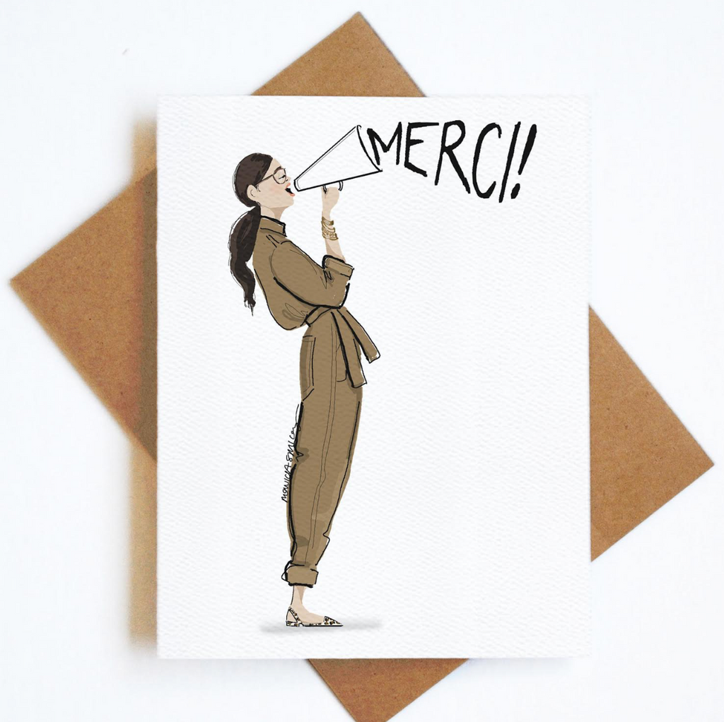 Card Merci Megaphone