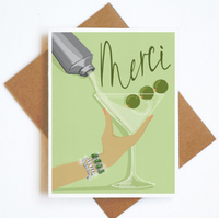 Card Merci Martini